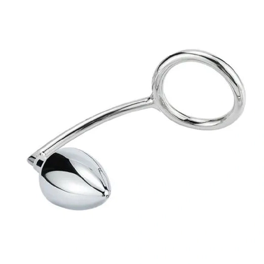 Cock Ring Steel with 4663 DiscreetChoice Stainless Hook Set Anal 0404